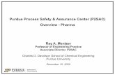 Purdue Process Safety & Assurance Center (P2SAC) Overview ...