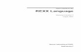User's Guide to the REXX Language