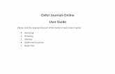 Oxfor Journals User Guide - ju.edu.sa