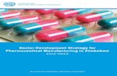 Sector Development Strategy for Pharmaceutical ...