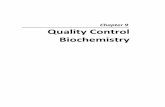 Chapter 9 Quality Control Biochemistry - Biomanufacturing