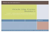 Oracle 10g: Forms Builder I