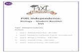 1. PiXL Independence KS5 Biology Biological Molecules Booklet