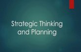 Strategic Thinking and Planning - nysema.org