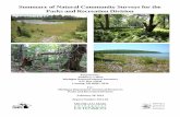 Summary of Natural Community Surveys for the Parks and ...