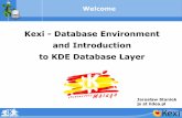 Kexi - Database Environment and Introduction to KDE Database Layer