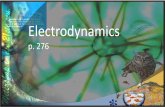 Electrodynamics - GREY COLLEGE SECONDARY