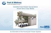 Geothermal Power Generation From Oil & Gas Wells