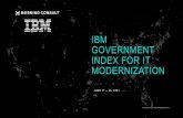 IBM GOVERNMENT INDEX FOR IT MODERNIZATION
