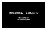 Meteorology – Lecture 10