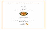 Operational Safety Procedures (OSP)