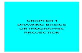 CHAPTER 1 DRAWING BASICS ORTHOGRAPHIC PROJECTION