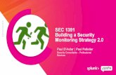 Monitoring Strategy 2.0 Building a Security SEC 1391