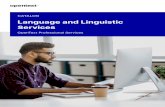 Language and Linguistic Services