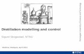Distillation modelling and control