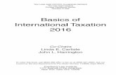 Basics of International Taxation 2016