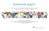 Geisinger Community Health Needs Assessment