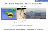 Seamless Prediction of Air Pollution in Africa