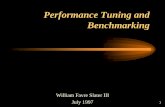 Performance Tuning and Benchmarking
