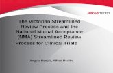 The Victorian Streamlined Review Process ... - Alfred Health