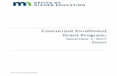Concurrent Enrollment Grant Program
