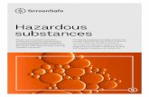 Hazardous substances - ScreenSafe