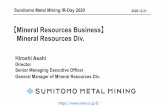 Mineral Resources Business Mineral Resources Div.