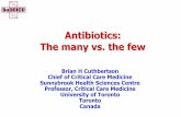 Antibiotics: The many vs. the few - Critical Care Canada