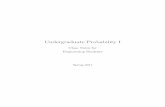 Undergraduate Probability I