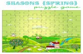 Cute Artwork Puzzle Games Printables Kids Will Love Seasons
