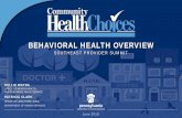 BEHAVIORAL HEALTH OVERVIEW
