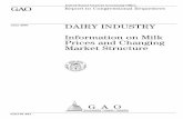 GAO-01-561 Dairy Industry: Information on Milk Prices and