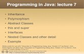 Programming in Java: lecture 7 - people.cs.aau.dk