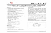 MCP73213 Dual-Cell Li-Ion / Li-Polymer Battery Charge ...