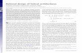 Rational design of helical architectures