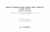 BEST PRACTICE FOR THE TOEIC L&R TEST