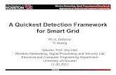 A Quickest Detection Framework for Smart Grid