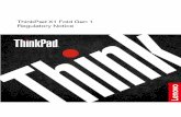 ThinkPad X1 Fold Gen 1 Regulatory Notice