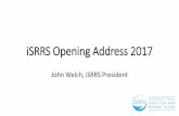 iSRRS Opening Address 2017 - Rapid response systems