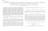A Regulated Incremental Conductance (r-INC) MPPT Algorithm ...