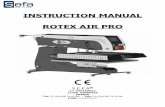 Manual Sefa Rotex Air Pro eng - Brildor