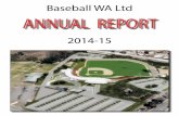 Baseball WA Ltd ANNUAL REPORT