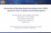 Interaction of Bending Angle Assimilation from GNSS ...