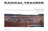Teaching for Critical Consciousness During the Student ...