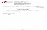 TENDER DOCUMENT FOR PURCHASE OF: VARIOUS TYPES OF ...