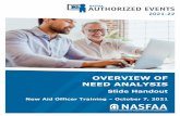 NASFAA Authorized Event: Overview of Need Analysis - New ...