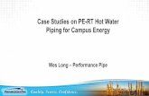 Case Studies on PE-RT Hot Water Piping for Campus Energy ...