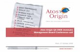 Atos Origin Presentation Q3 results 2008