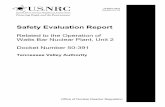 Safety Evaluation Report - nrc.gov