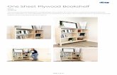 One Sheet Plywood Bookshelf - Kreg Tool